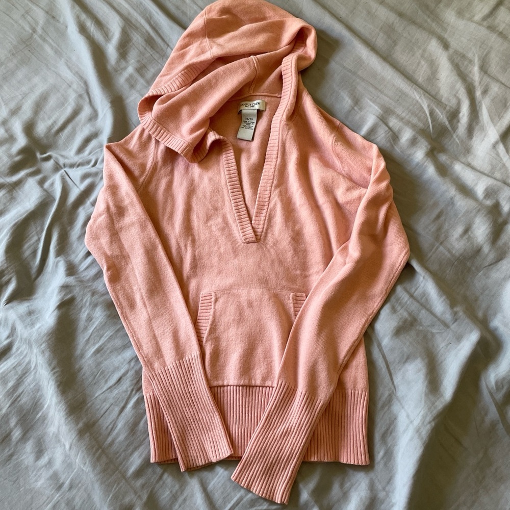 Y2K Women's Pink Hooded Sweater